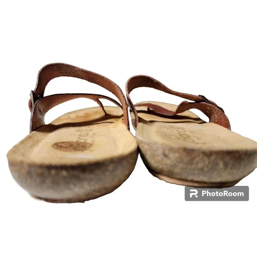 Yokono Leather Sandals Made in Spain Size 8